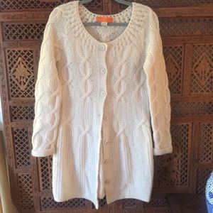Cynthia Steffe Long Cream Sweater